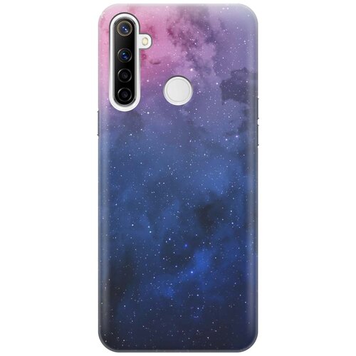 фото Cиликоновый чехол на realme 5 / 6i / c3 / рилми 5 / 6 ай / с3 с принтом "звездное зарево" gosso