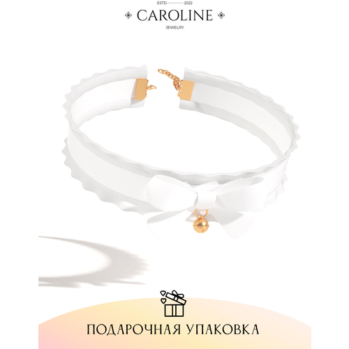 Чокер Caroline Jewelry, длина 36 см, белый