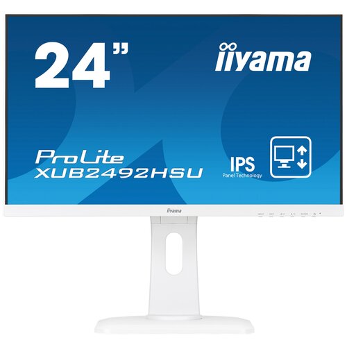 фото Монитор iiyama prolite xub2492hsu-1 23.8", белый