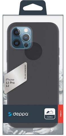 Чехол (клип-кейс) DEPPA Gel Color, для Apple iPhone 12/12 Pro, красный [87751] - фото №5