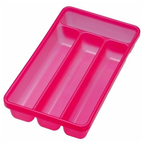 Лоток для столовых приборов, 4-х местный, пластик