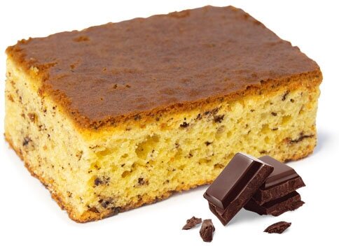 Кекс Пирог нарезной с шоколадной крошкой, Выбор Лакомки, 3 кг.