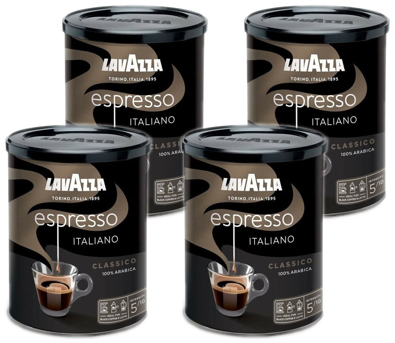 Кофе молотый Lavazza Espresso Italiano Classico (Крассико) ж/б, 4x250г - фотография № 5