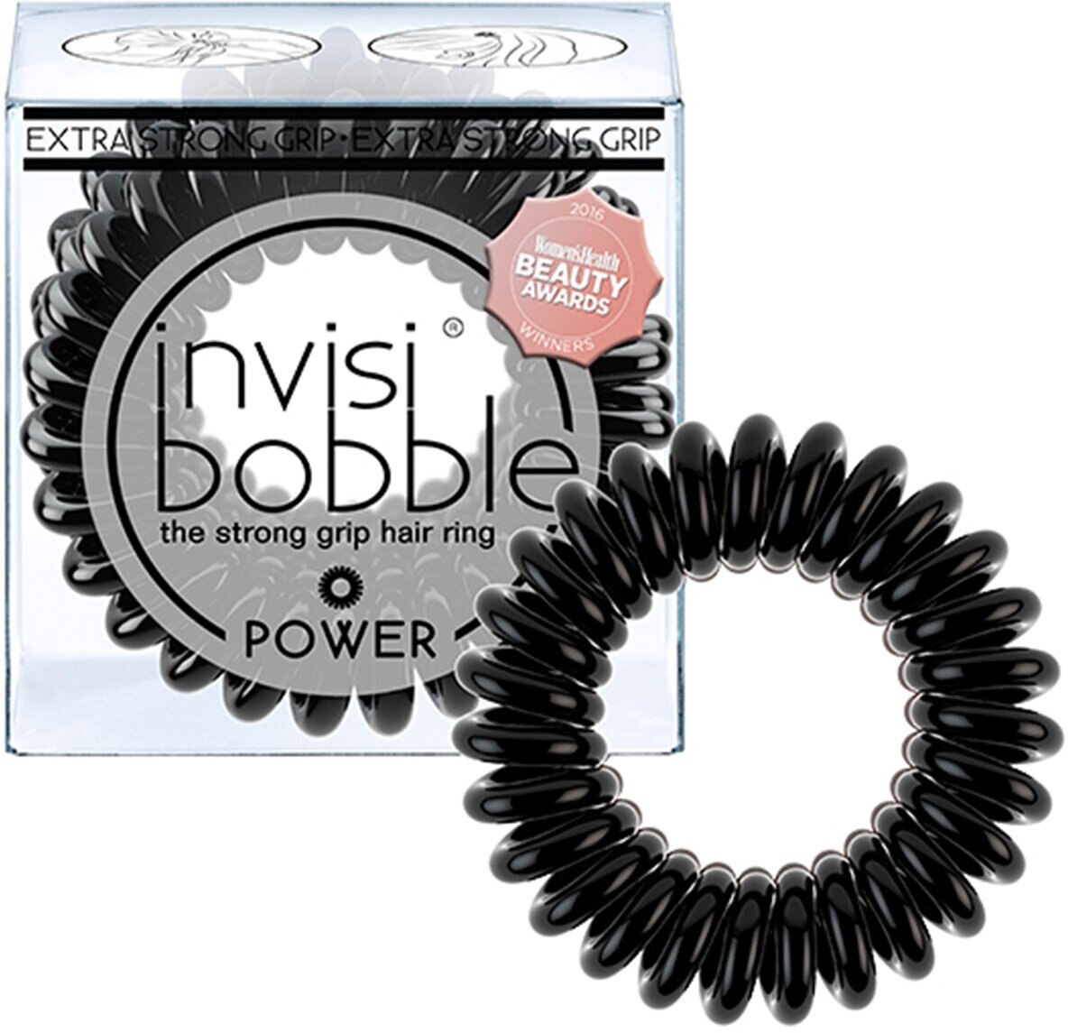 Invisibobble Резинка для волос True Black 3 шт. (Invisibobble, ) - фото №7