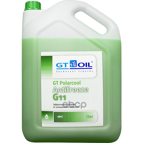 Антифриз Gt Polarcool G11 Зеленый, 10 Кг GT OIL арт. 1950032214021