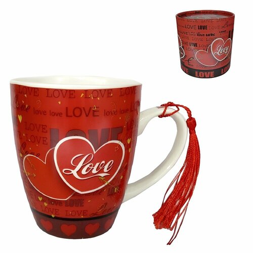 Кружка подарочная 7638-11 350 мл. подарочной упаковке керамическая