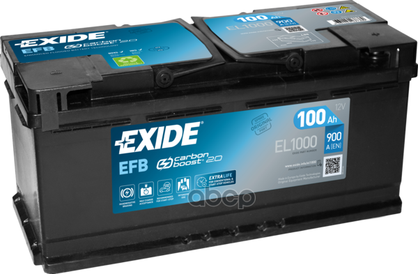Аккумулятор EXIDE арт. EL1000
