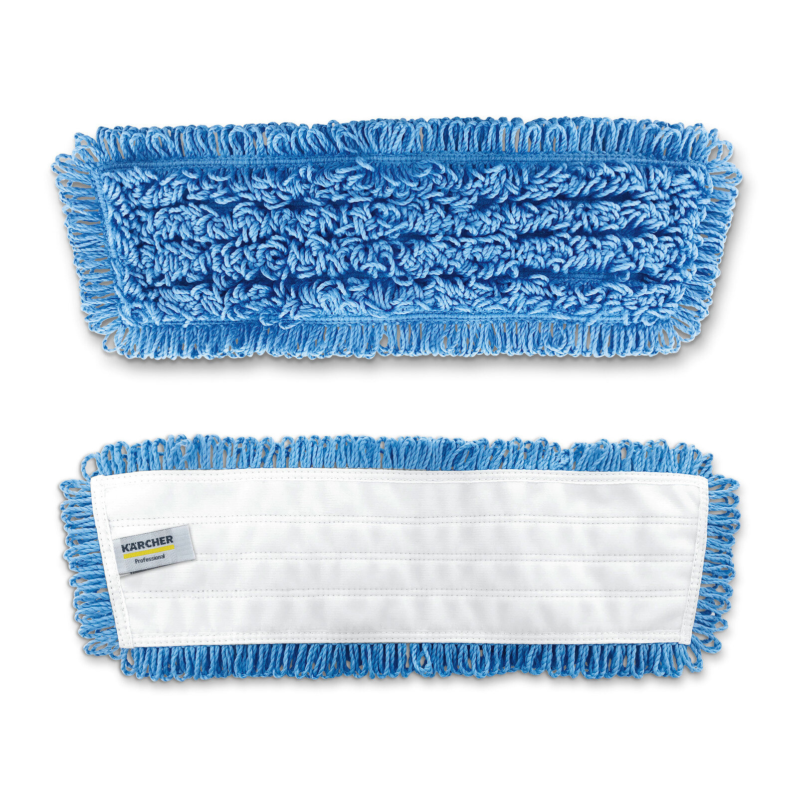 фото Насадка из микроволокна петельчатая с креплением на липучке, синяя, 40 см