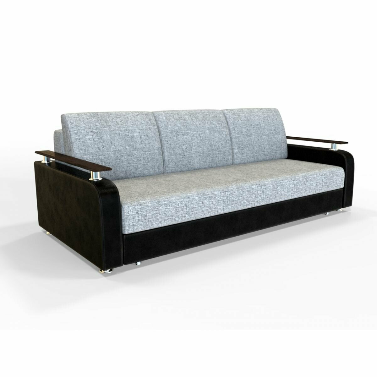 Диван прямой Марракеш, Рогожка серая