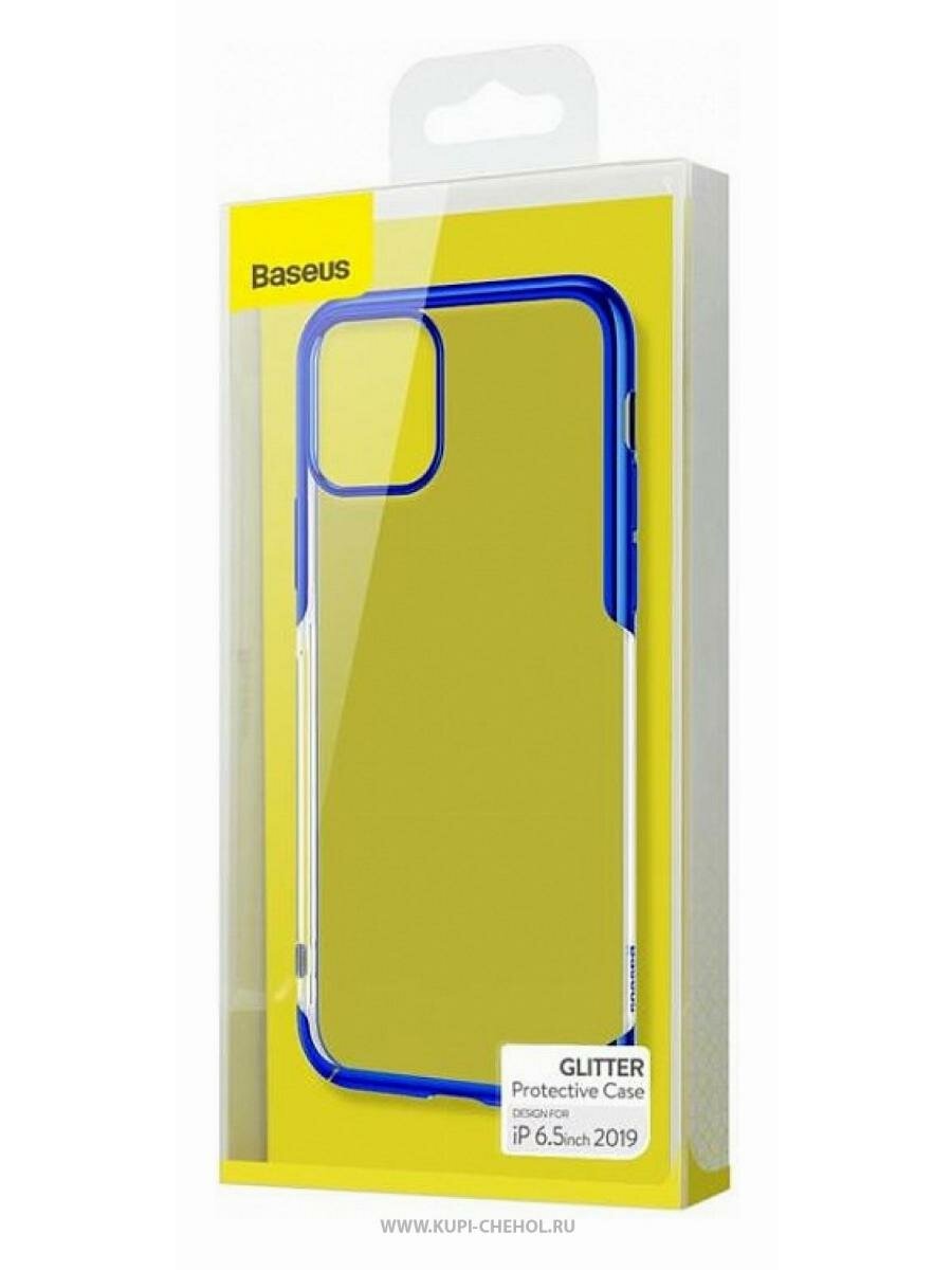 Чехол-накладка Baseus (WIAPIPH65S-DW03) для iPhone 11 Pro Max (Blue) - фото №7