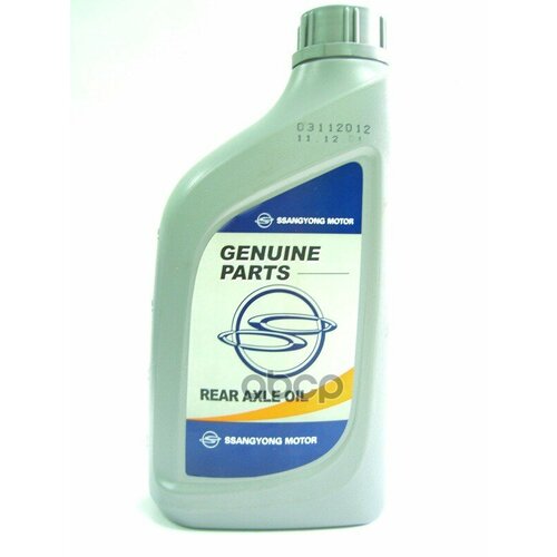 Масло Трансмиссионное Ssangyong Rear Axle Oil Sae 80W90 1Л Заднего Моста Oe SSANG YONG арт 0000000538 3640₽