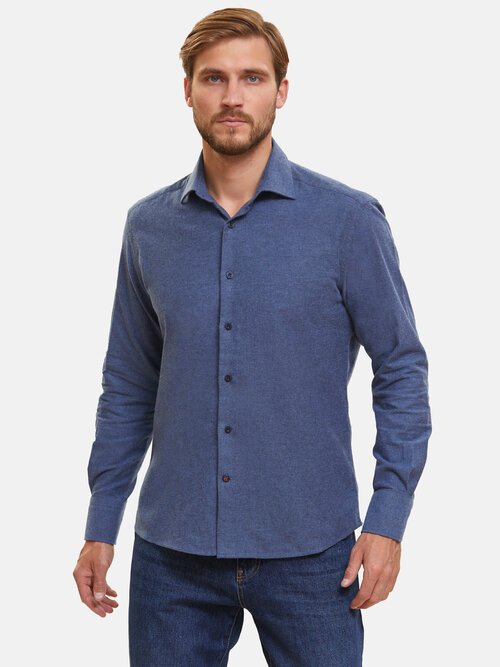 Рубашка KANZLER, размер 42, синий