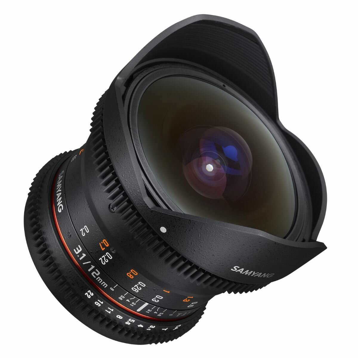 Объектив Samyang 12mm T31 ED AS NCS VDSLR Fish-eye Canon EF