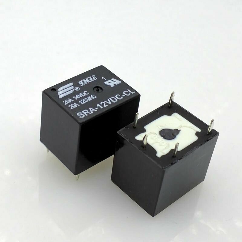 SRA-12VDC-CL, реле 20А, 12VDC — фото 2