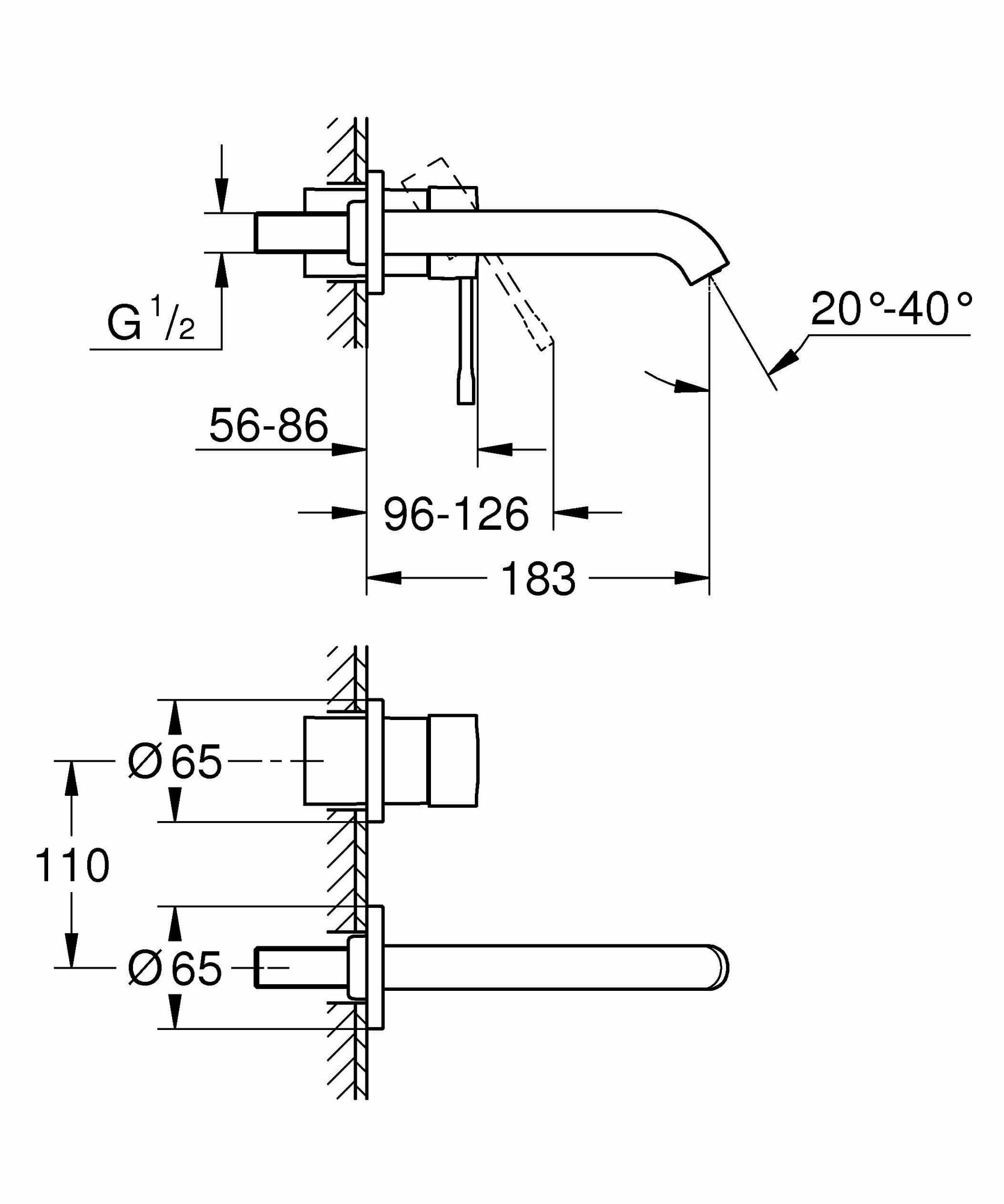 Смеситель для раковины Grohe - фото №5