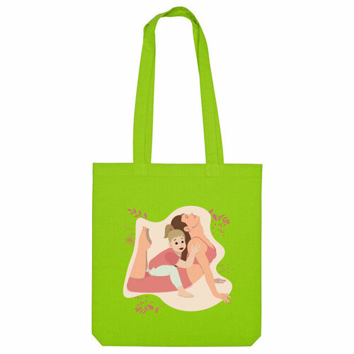 фото Сумка шоппер us basic, зеленый