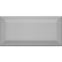 Керамическая плитка настенная Kerama marazzi Клемансо серый темный грань 7,4х15 см, уп. 0,89 м2, 80 плиток 7,4х15 см.