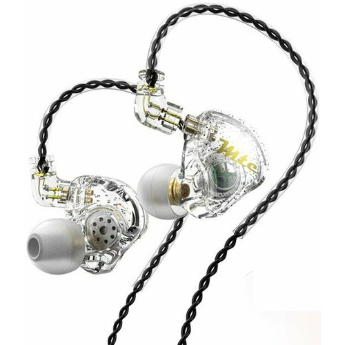 Наушники проводные TRN MTE без микрофона прозрачный цвет 1470₽