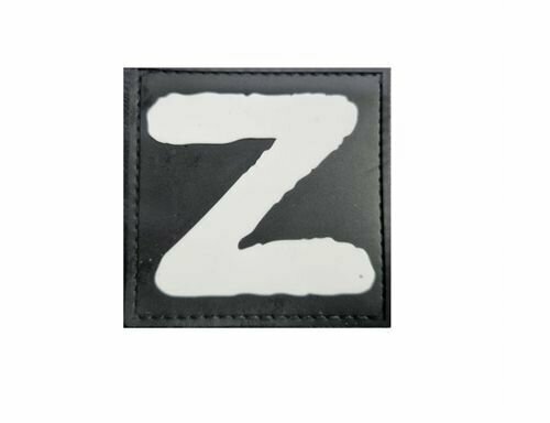 Шеврон Z черный PVC