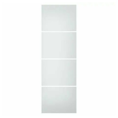 4 Панели для рамы раздвижной дверцы белый под бумагу 75x236 см ikea svartisdal свартисдаль 80483278 1631₽