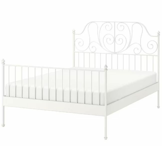 фото Спинки кровати , Белый 160 см IKEA LEIRVIK 704.243.74