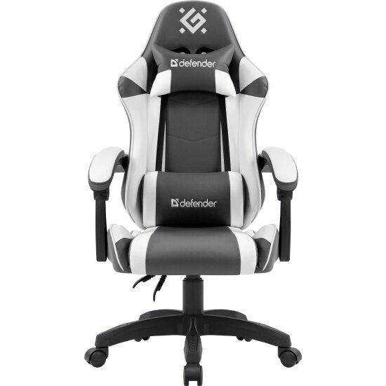Кресло геймерское Defender Fortune Серый/белый