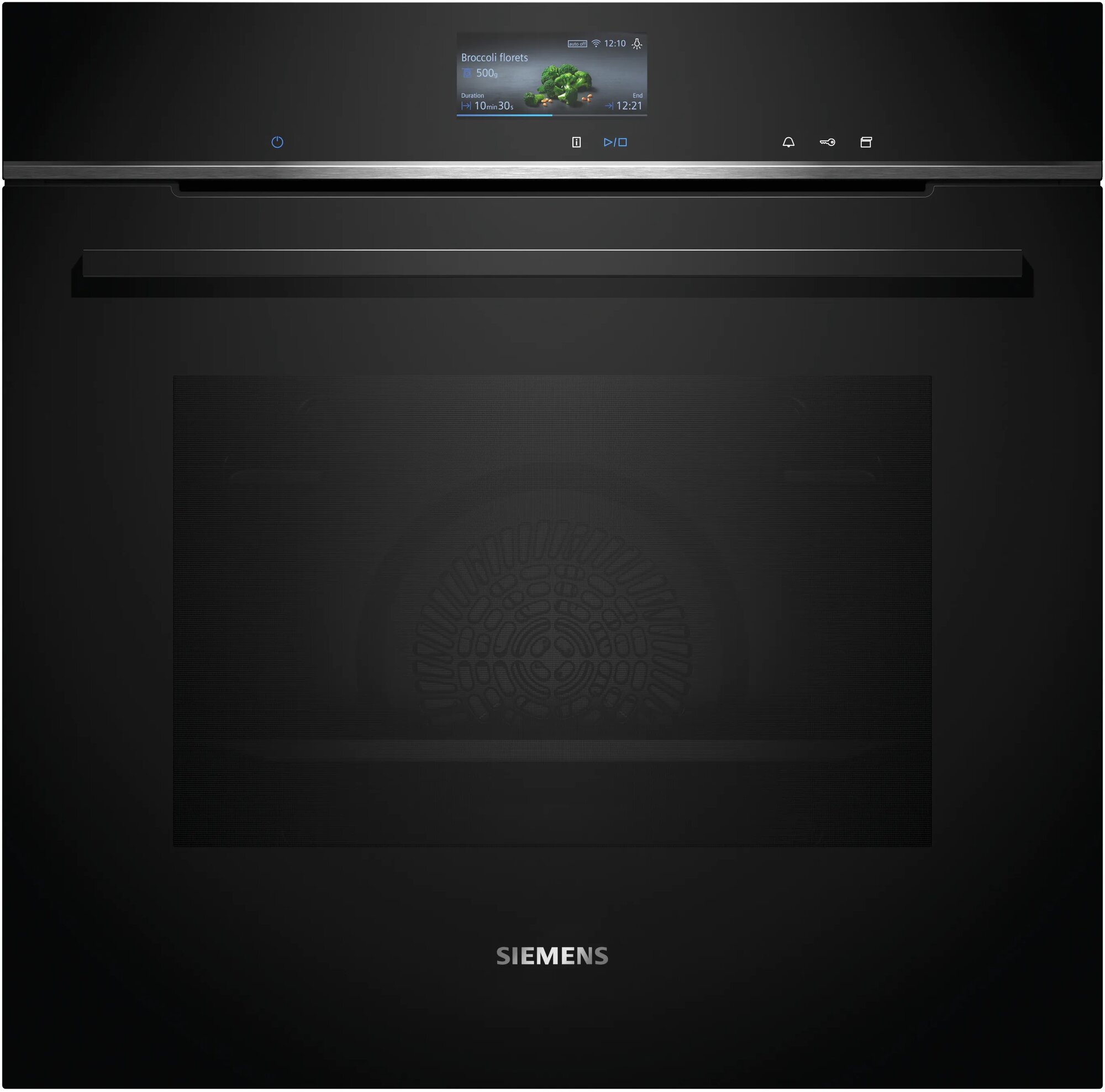 Духовой шкаф Siemens HR776G1B1 iQ700 ActiveClean, электрический, чёрный
