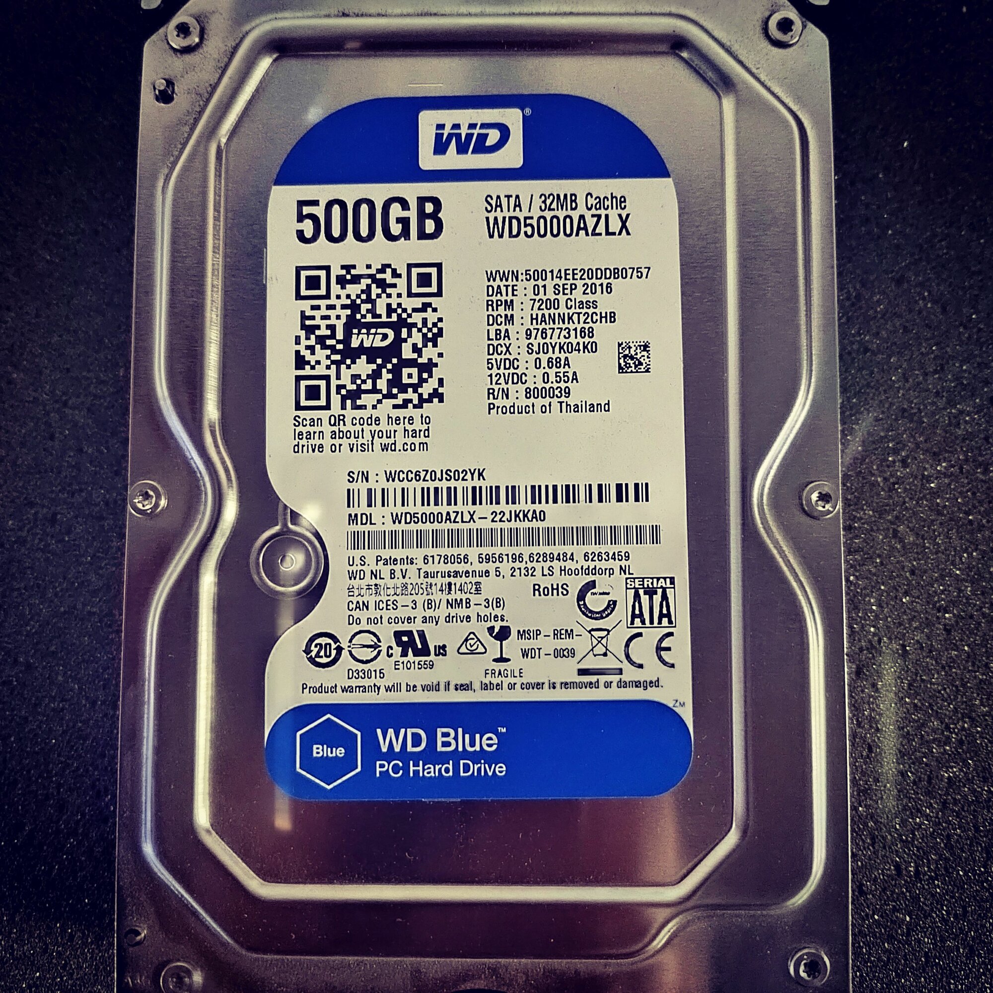 Toshiba 500 MQ01ABD050