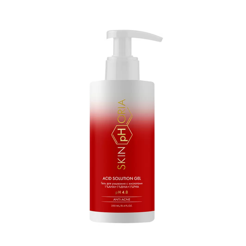 фото Гель для умывания с кислотами skinphoria anti-acne acid solution gel 250 мл