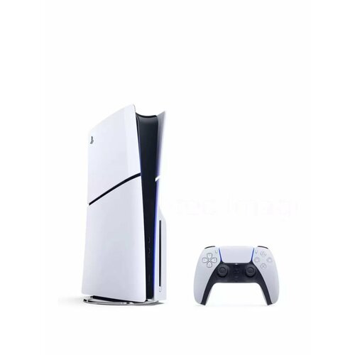 Игровая приставка Sony PlayStation 5 Slim 1000 ГБ SSD с дисководом без игр белый 73499₽