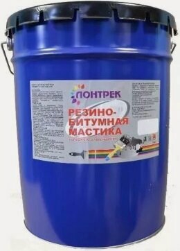 Изображение товара Мастика Резино-Битумная Лонтрек 20л для Гидроизоляции и Защиты / Lontrek.*