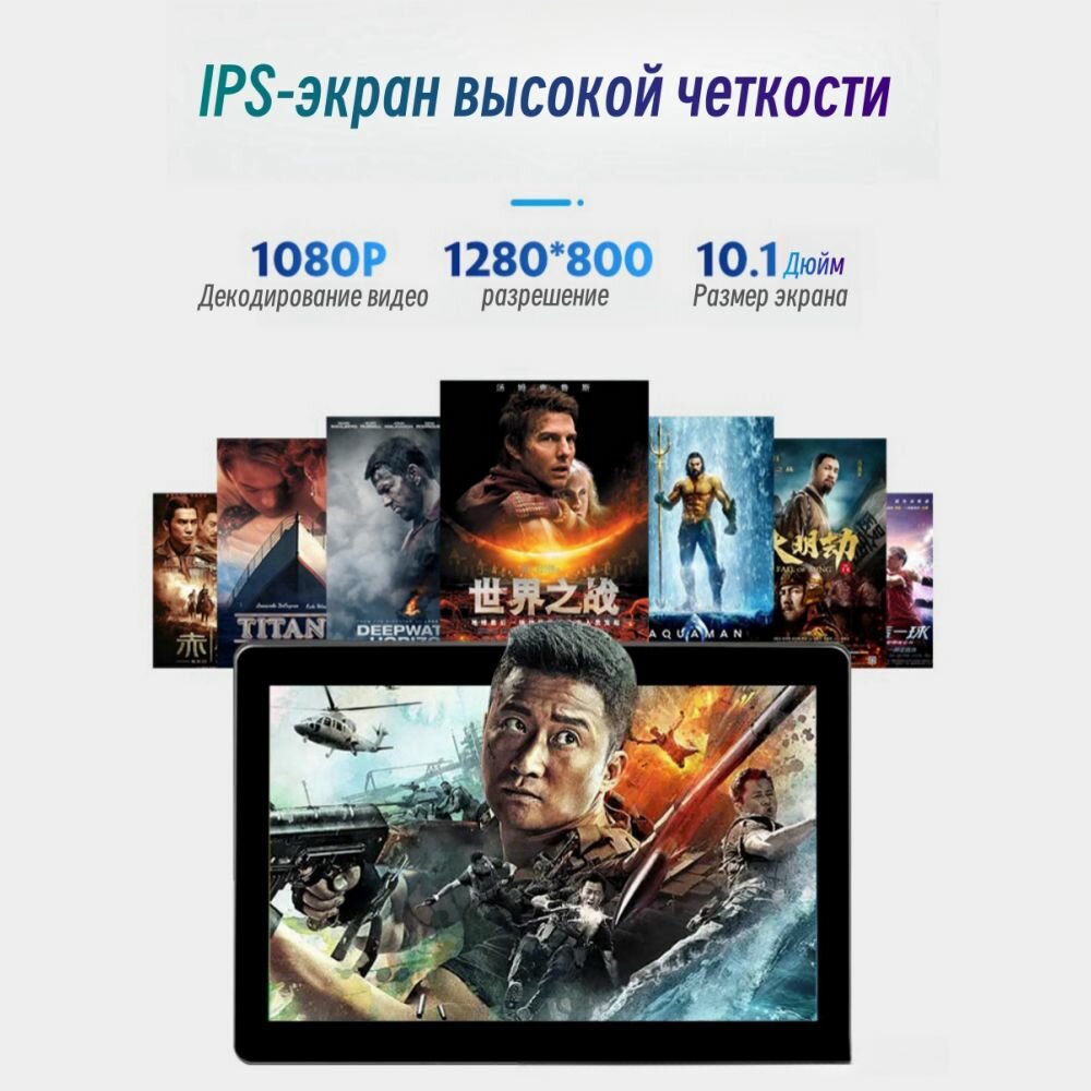 10.1" Ноутбук Intel HD Graphics Windows 10 Pro (Российская система) ноутбук для работы Русская клавиатура, Intel Atom,32,2 ГБ, черный — фото 1