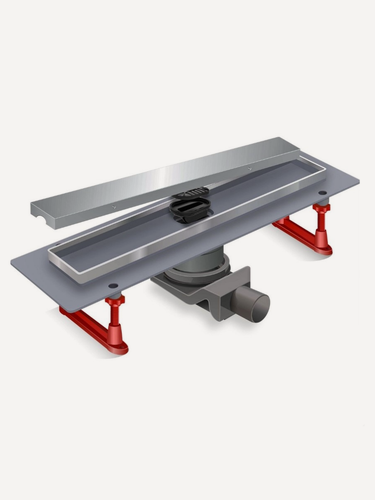 Изображение товара Трап для душа с двухсторонней решеткой Zeissler Evolux Plus, Комбинорованный затвор, горизонтальный выпуск, 500*70мм