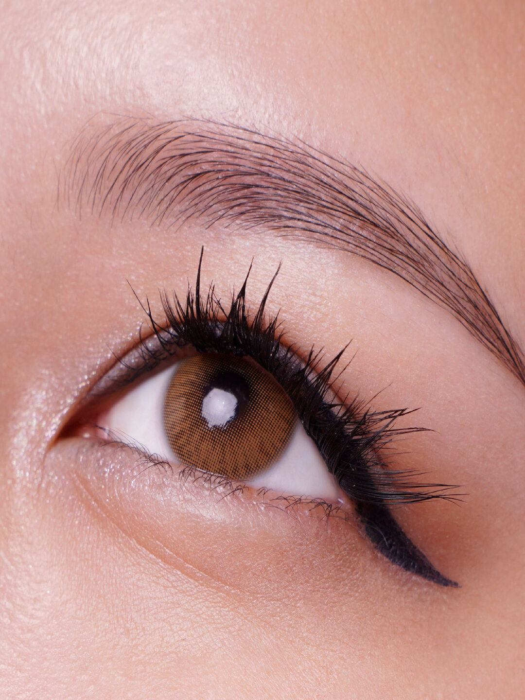 EVA HAZEL, -2.50 Контактные линзы для зрения, светло-коричневые, BC 8.6, DIA14.0, 12 месяцев — фото 1