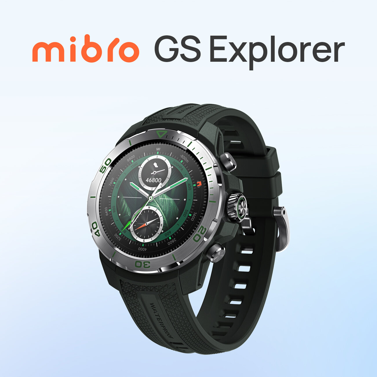 Смарт-часы Mibro Watch GS Explorer, 1.32" Amoled, Jungle Green (XPAW017JG)