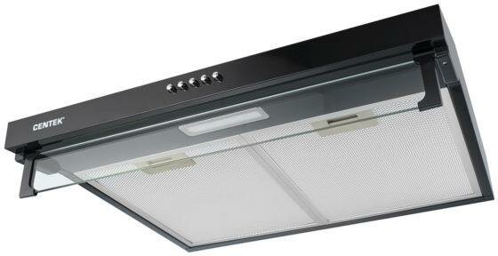 Вытяжка подвесная CENTEK СТ-1800-50, ширина 50 см, отвод/циркуляция, черный — фото 1