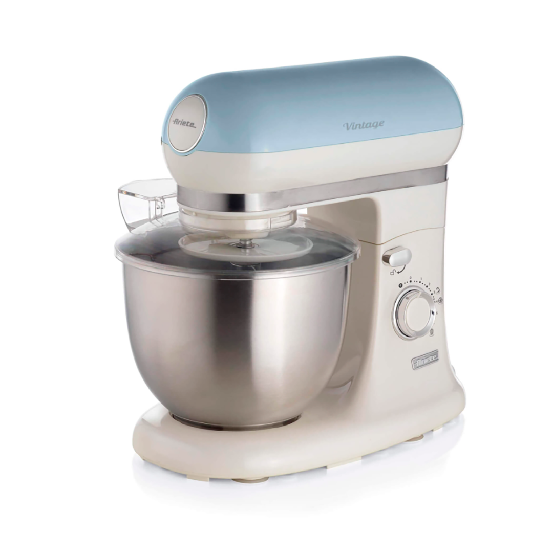 Планетарный миксер ARIETE Vintage 1588 7 скоростей 5.5 л голубой (00C158805AR0)