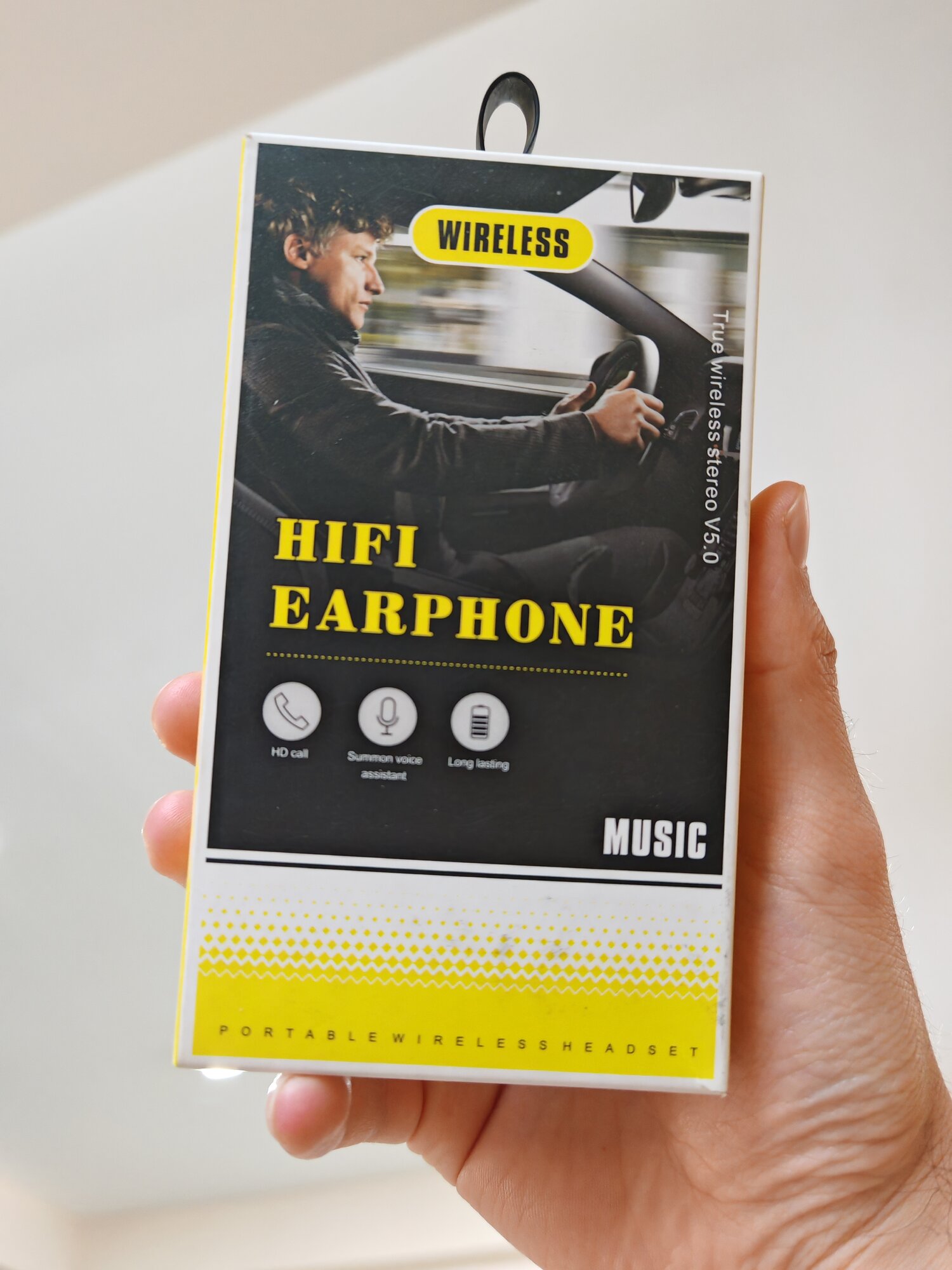 Наушники Hifi, беспроводные, комфортное ношение, 4 часа работы от батареи