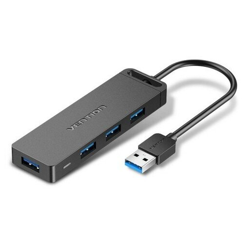 Концентратор Vention OTG USB 30 на 4 порта Черный - 1м 260000₽