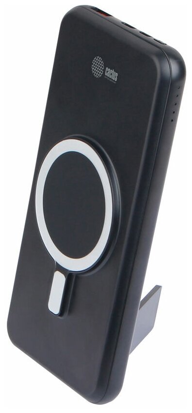 Мобильный аккумулятор CACTUS CS-PBFSRT-10000 черный - фото №1