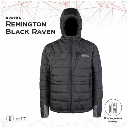 Куртка Remington, размер 52-54, черный куртка remington размер 52 54
