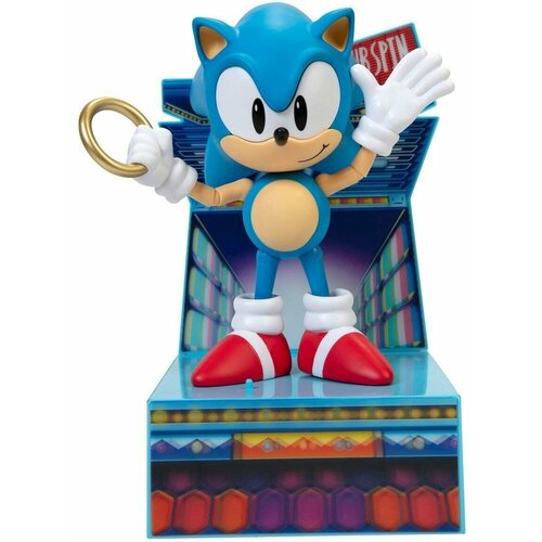 Коллекционный Ежик Соник со сменными лицами - Sonic The Hedgehog, Jakks Pacific