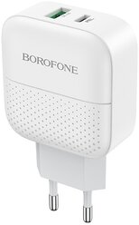 Сетевое зарядное устройство BOROFONE BA46A Premium, 18W, белый