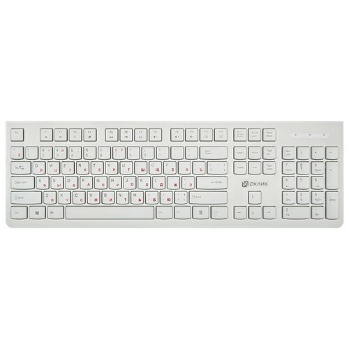 Oklick 505M белый USB slim KW-1820 WHITE 49000₽