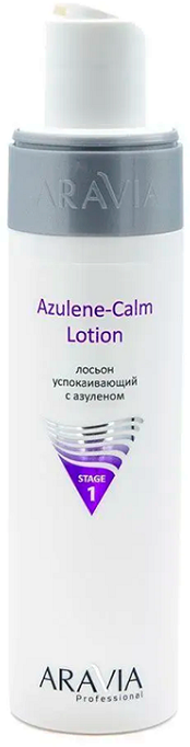 Aravia Professional Azulene-Calm Lotion - Аравия Лосьон для лица успокаивающий с азуленом, 250 мл -