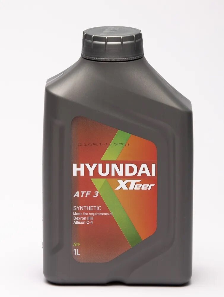 Масло трансмиссионное синтетическое Hyundai XTeer ATF-3 (1л) HY-ATF-3-1L