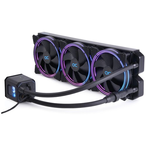 Система охлаждения для процессора Alphacool Eisbaer Aurora 420, black водяное охлаждение thermalright turbo right 360 intel 775 1150 1151 1155 1156 1366 2011 2011 3 2066 1200 amd am4