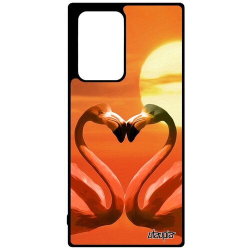 фото Чехол на смартфон samsung galaxy note 20 ultra, "фламинго" любовь самец utaupia