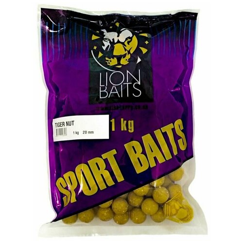 LION BAITS бойлы тонущие SPORT BAITS 20 мм TIGER NUT 1 кг