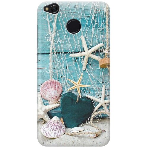 фото Gosso ультратонкий силиконовый чехол-накладка для xiaomi redmi 4x с принтом "морские звезды"